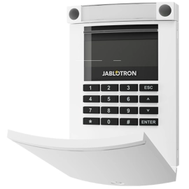 JA-154E-WH Jablotron bezprzewodowa klawiatura LCD z RFID