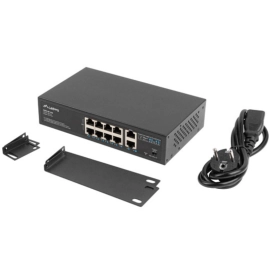 RSFE-8P-2GE-120 Lanberg niezarządzalny switch 10 portowy Gigabit Ethernet PoE