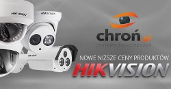 mały banner Hikvision - nowe niższe ceny wraz z logo chroń.pl