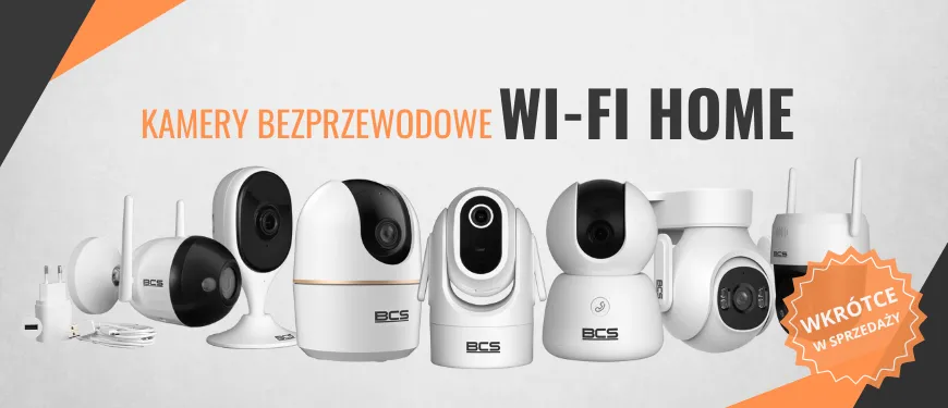 Bezprzewodowe kamery Wi-Fi home od marki BCS