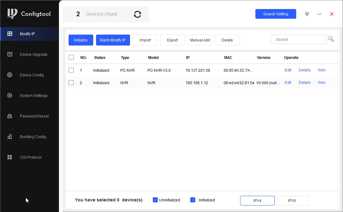 Ipconfig dahua hot sale